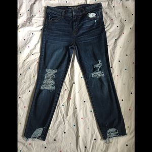 High rise jeans